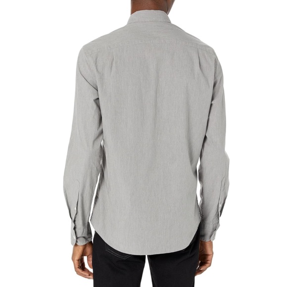 J Crew Mercantile Slim Fit Flex Shirt Gray Lightweight Beach Shirt - Picture 2 of 10